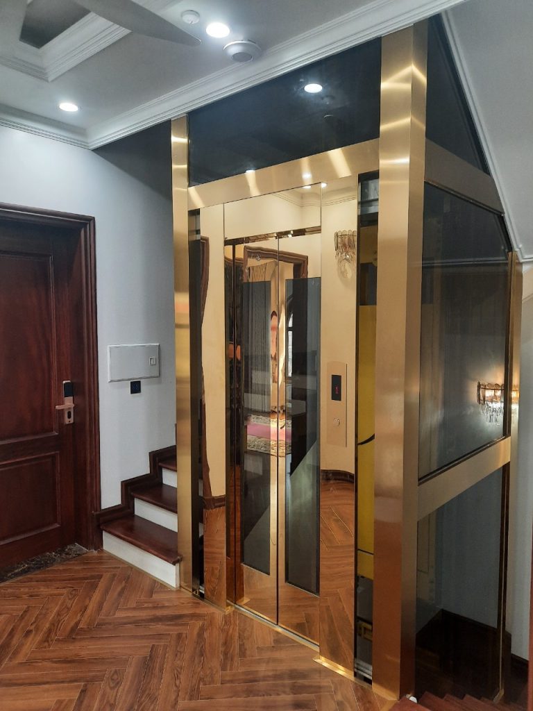 sản phẩm ốp thang máy inox